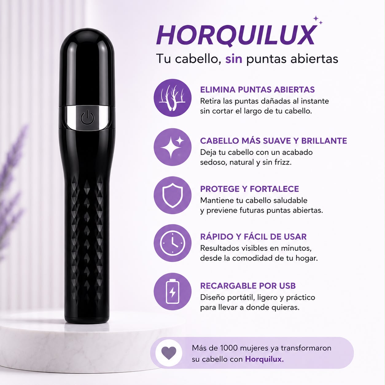 Horquilux - la forma mas fácil de quitar las horquillas