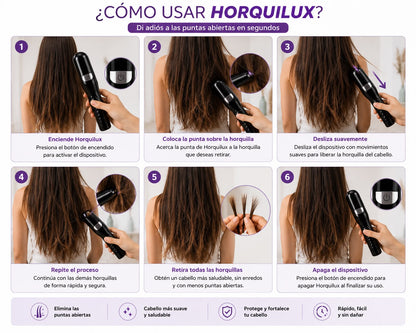 Horquilux - la forma mas fácil de quitar las horquillas